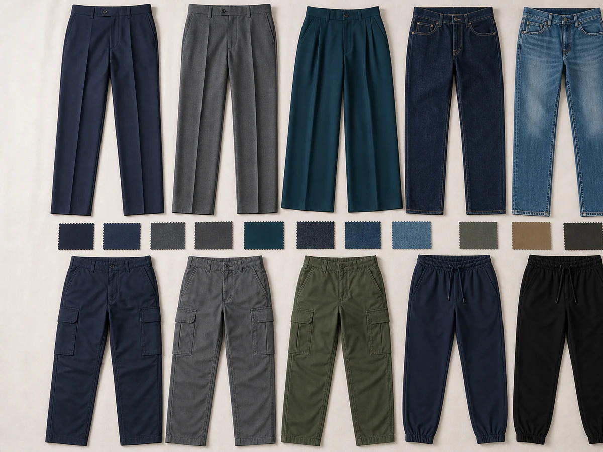 Pants & Trousers — Apparel & Clothing product range