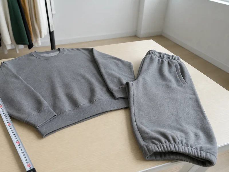慢跑卫衣套装产品样品
