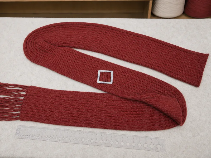 长款针织围巾产品样品