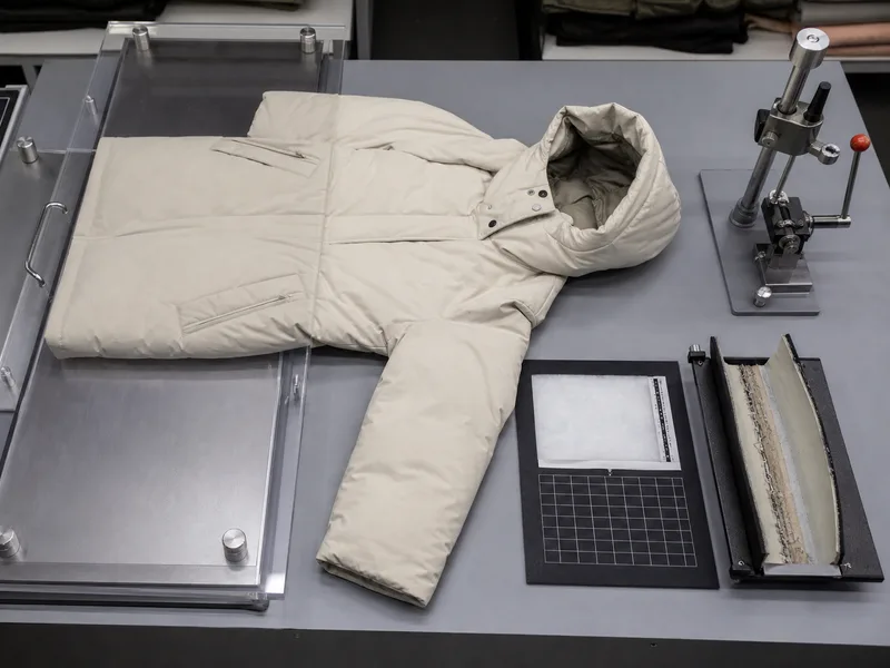 棉服产品样品