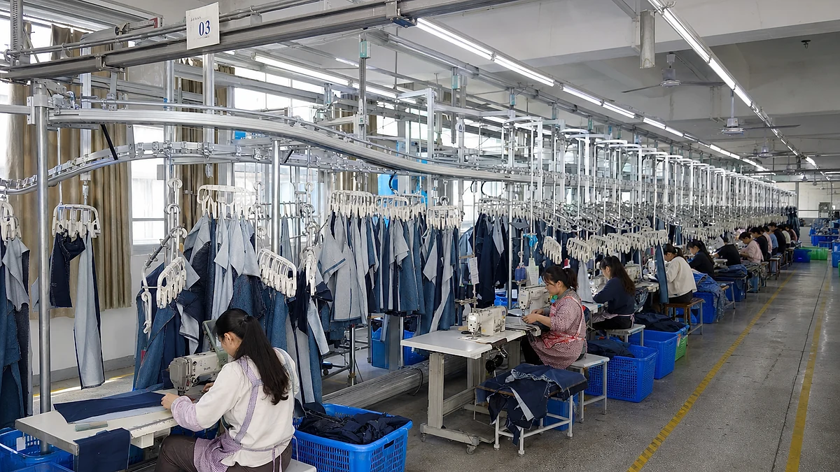 Sportswear and denim industry-base reference (representative scenario)
