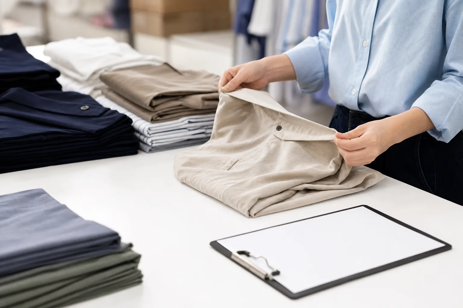 服装验货报告与质量检查节点