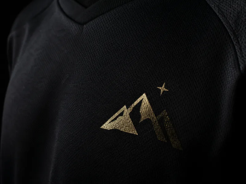 Foil transfer print product sample