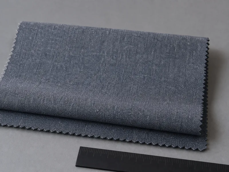 Recycled poly fabric product sample