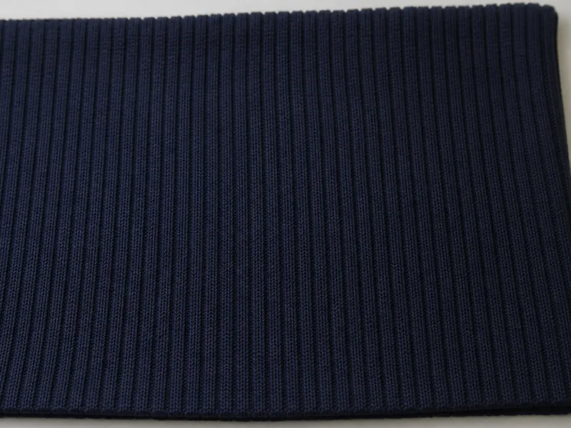 Rib knit fabric product sample