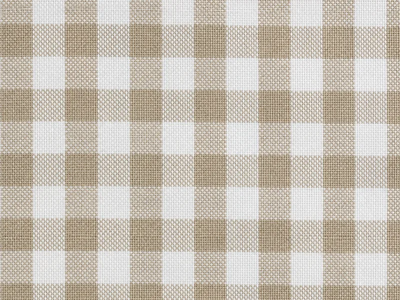 Yarn-dyed check product sample