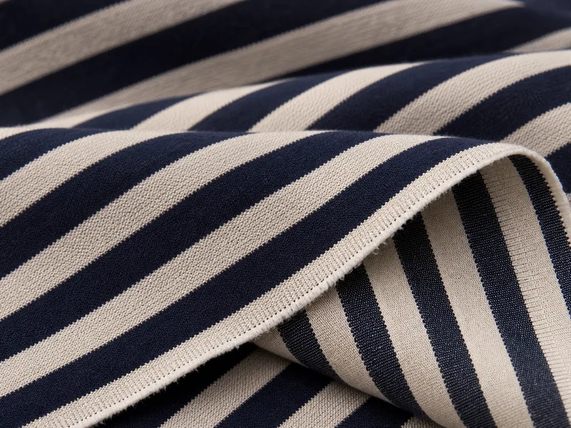 Yarn-dyed stripe product sample